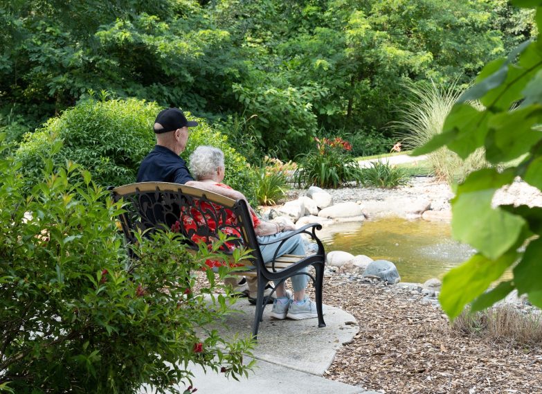 Hospice of Lenawee grounds